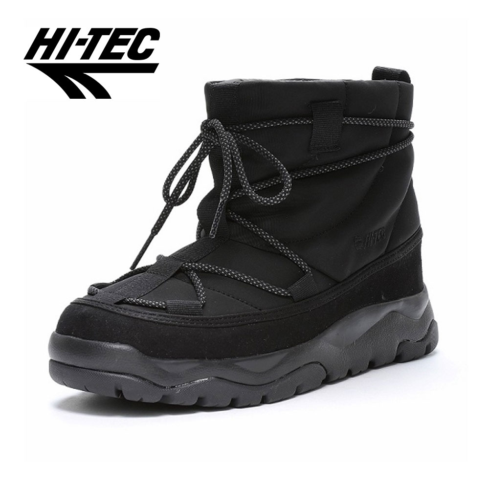HI-TEC（ハイテック） ショートブーツ レディース 中綿 防寒 防水 黒