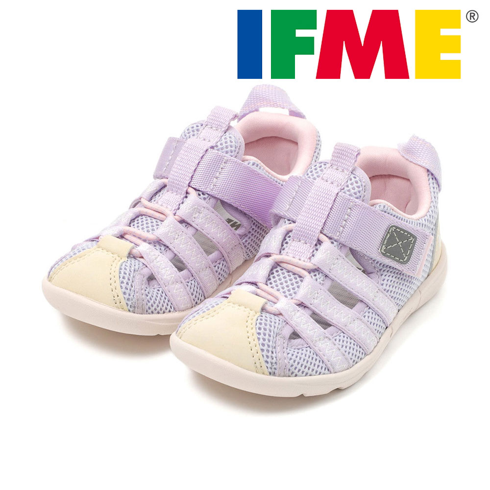 イフミー 子供 靴 サンダル シューズ キッズ マジックテープ パープル ネイビー イエロー 黒 白 両ベルト ウォーター 20-5318 IFME | IFME | 04