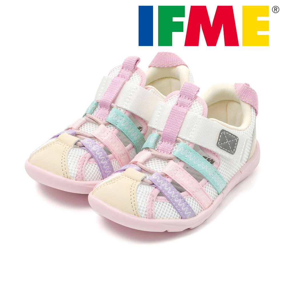 イフミー 子供 靴 サンダル シューズ キッズ マジックテープ パープル ネイビー イエロー 黒 白 両ベルト ウォーター 20-5318 IFME | IFME | 05