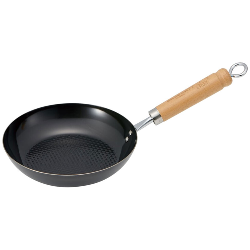 フライパン 鉄製 IH対応 24cm 燕三条 エンボス 調理器具 ガス火 直火 鉄分補給 キャラクター プーさん キティ ムーミン IRFP24 | スケーター | 02