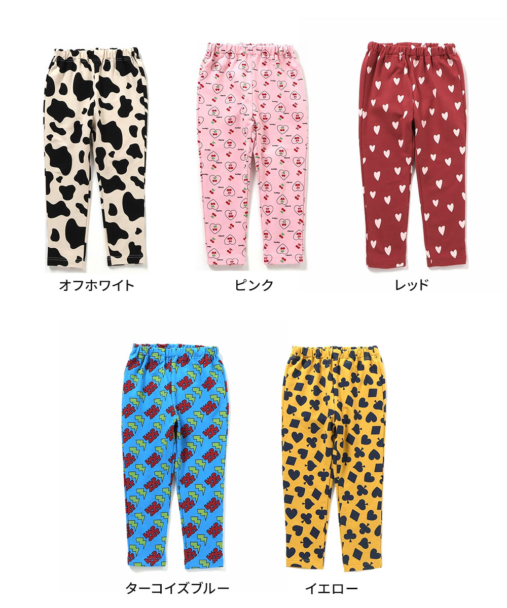 BREEZE ブリーズ DAISUKI 総柄パンツ 9分丈 キッズ ベビー 子供服 ボトムス 長ズボン ストレッチ 男の子 女の子 花 J120926 | BREEZE | 26