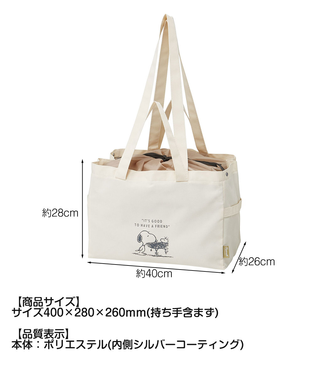 保冷 バッグ レジカゴ サイズ ショッピングバッグ エコバッグ 折りたたみ 大容量 巾着 レジかごバッグ レジバッグ マイバッグ KBR28 | スケーター | 09