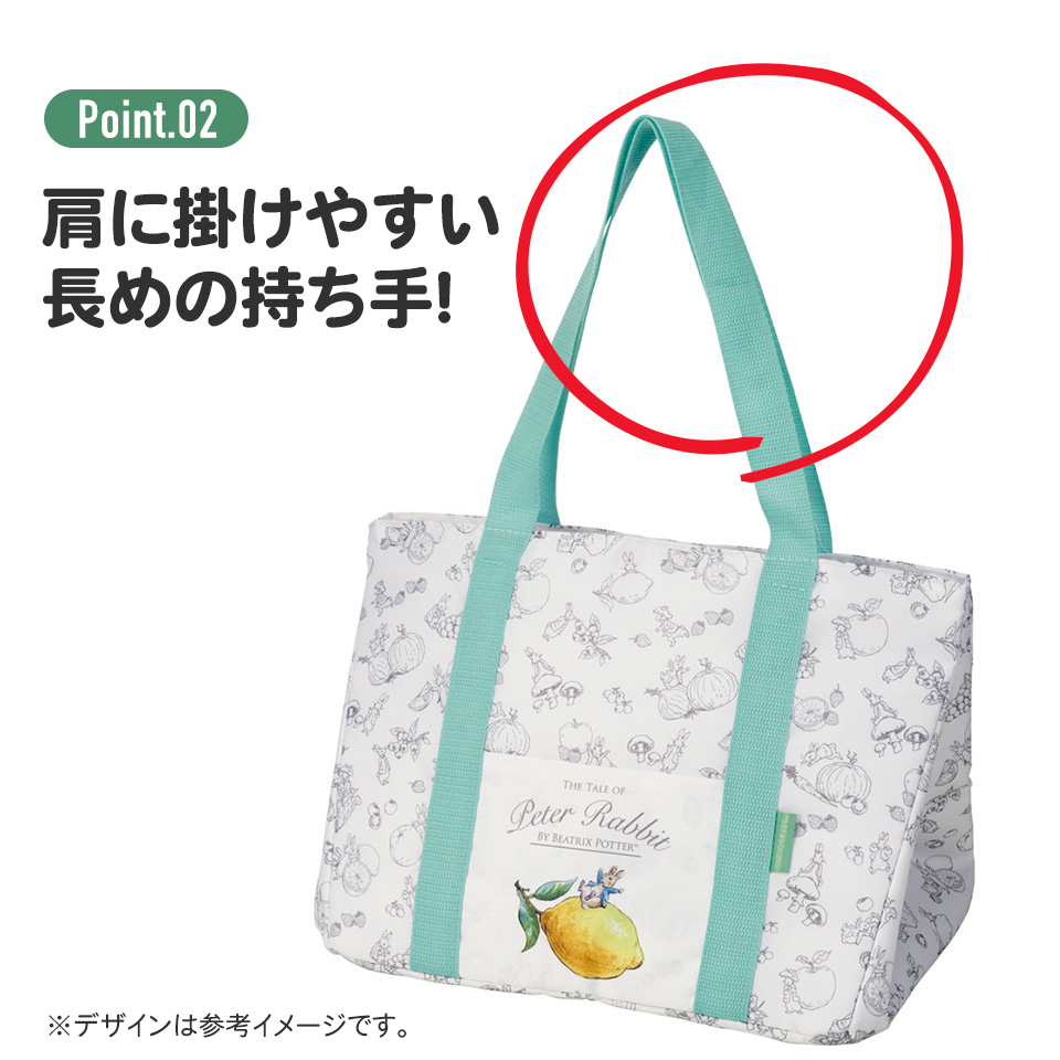 保冷 バッグ レジカゴ サイズ ショッピングバッグ エコバッグ 大容量 保温 巾着 きんちゃく レジかごバッグ レジバッグ キャラクター KBR61 | スケーター | 05