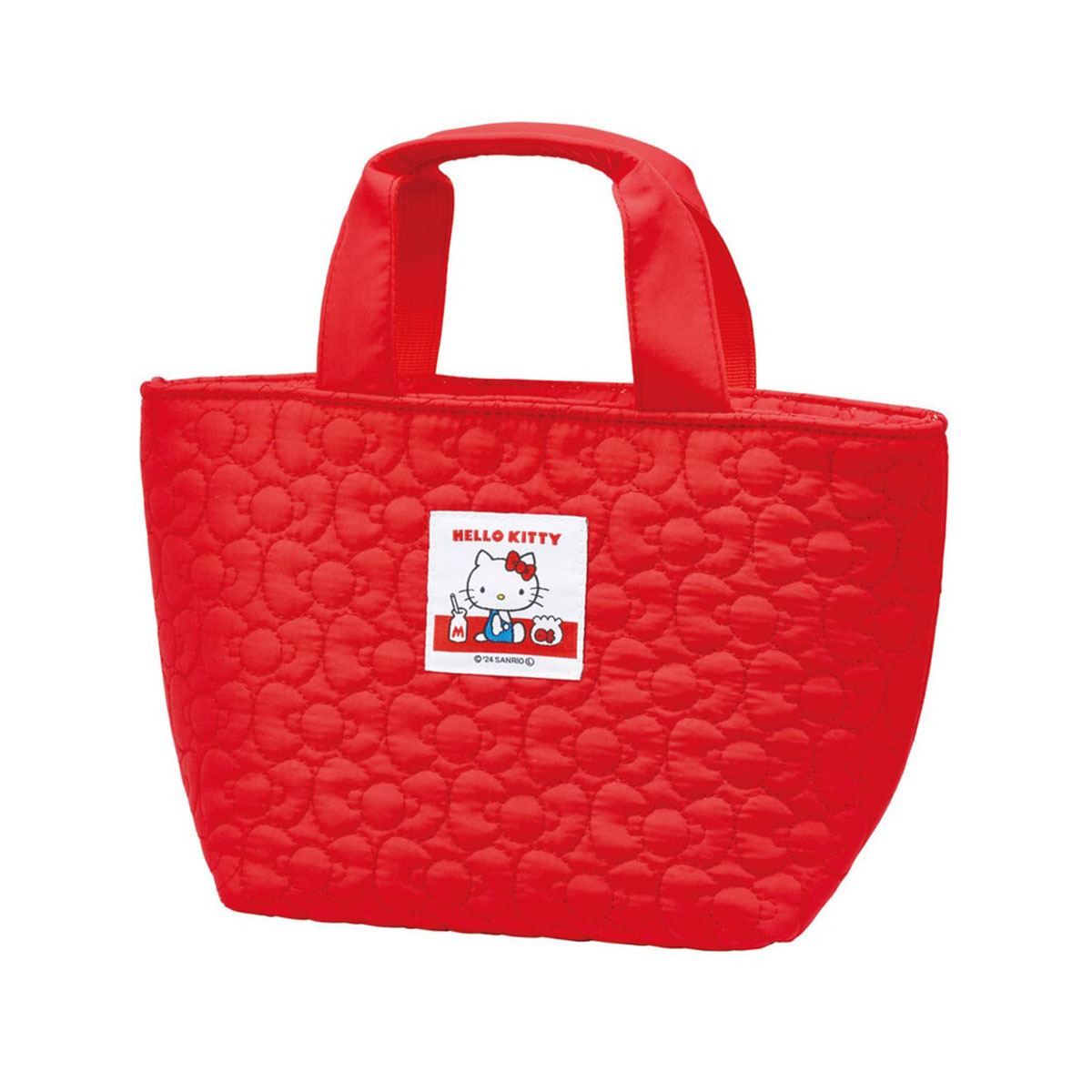 ランチバッグ 保温 保冷 ポケット付き キルティング ミニトート スヌーピー リトルミイ プーさん ピンク グリーン 緑 KKLB2 | スケーター | 04