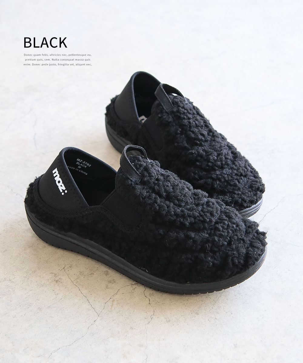 moz（モズ） キルティング モック シューズ レディース かかとが踏める