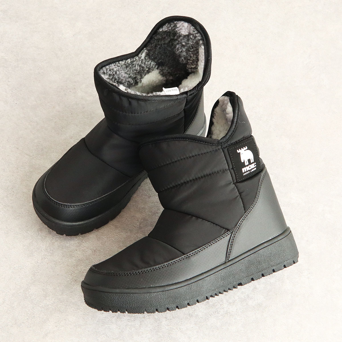 moz（モズ） スノー ブーツ レディース 防水 おしゃれ 靴 あったか