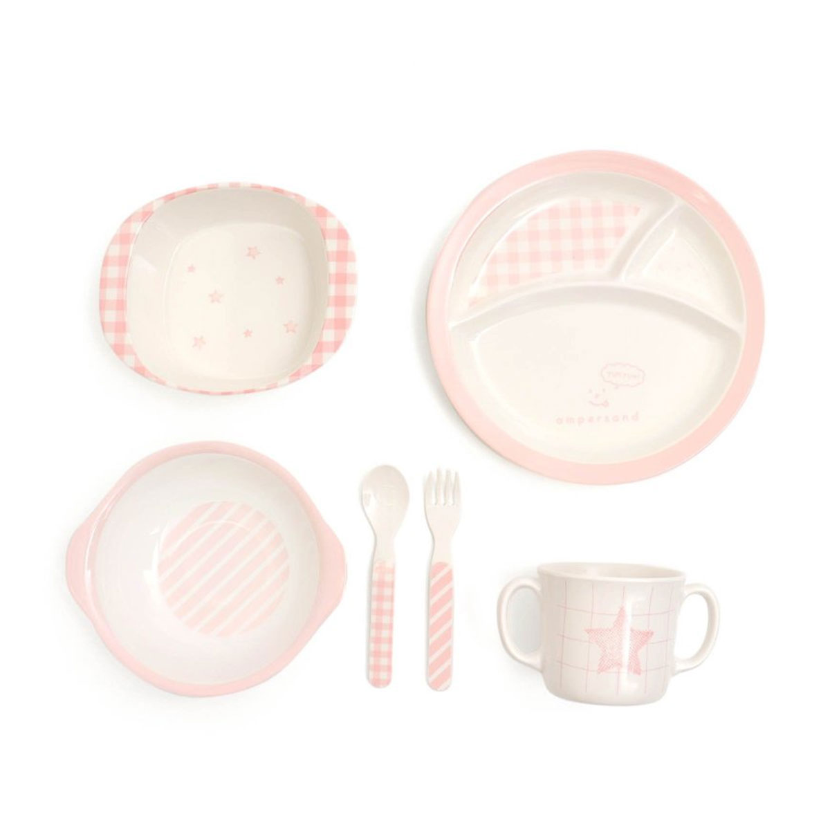 ベビー食器セット 離乳食 赤ちゃん プレート 出産祝い 女の子 男の子 プレゼント お食い初め Ampersand アンパサンド L278902 | ブランド登録なし | 02