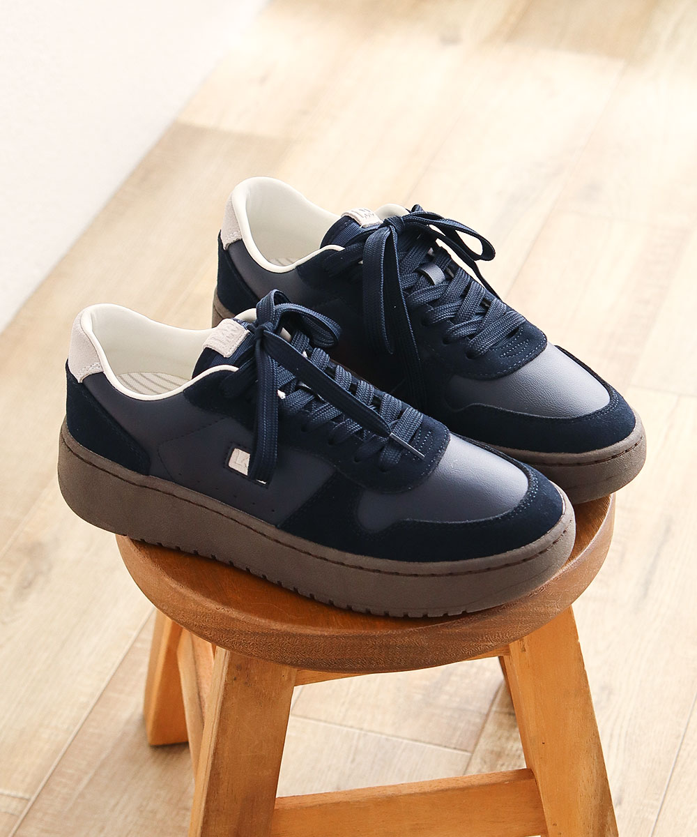 Lee（リー） スニーカー レディース ローカット 本革 カジュアル