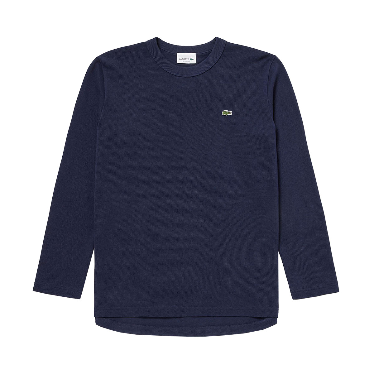 ラコステ Tシャツ メンズ 白 黒 長袖 綿 コットン ホワイト ネイビー LACOSTE クラシッ...