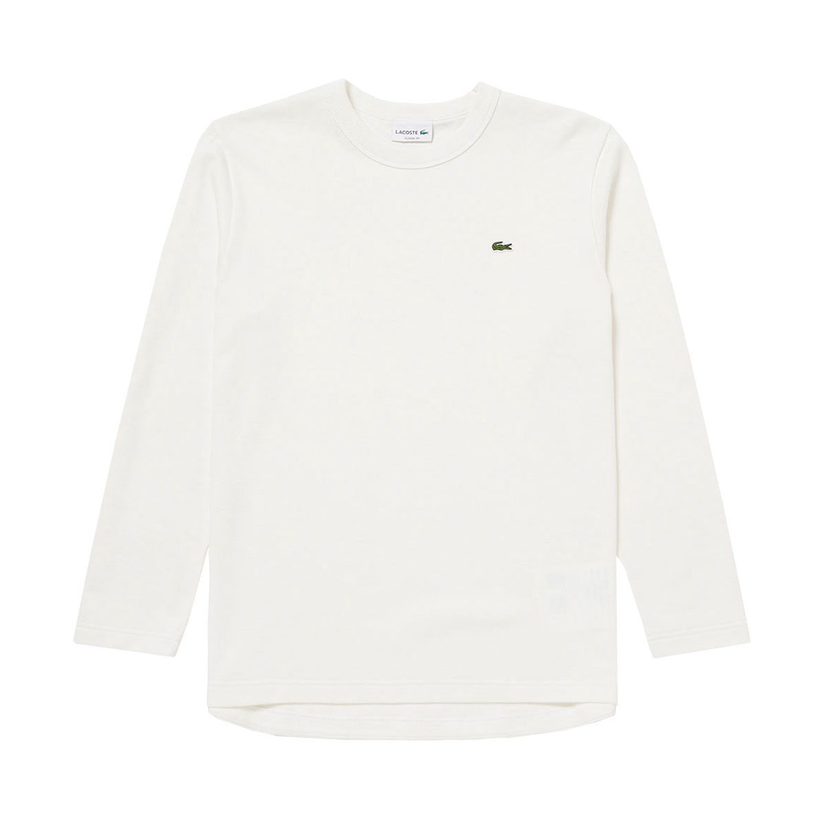 ラコステ Tシャツ メンズ 白 黒 長袖 綿 コットン ホワイト ネイビー LACOSTE クラシッ...