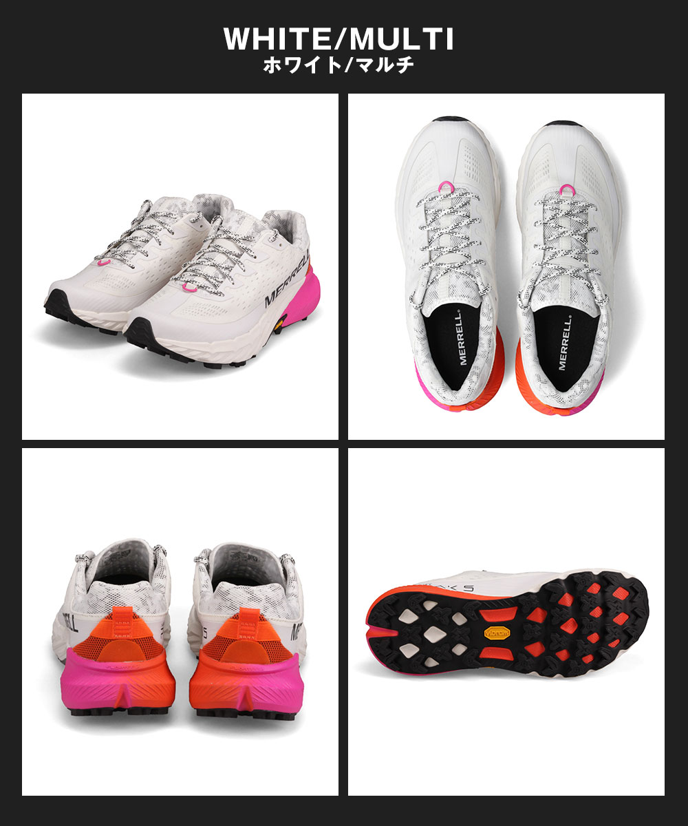 メレル 靴 シューズ スニーカー トレイルランニング トレラン スポーツ メンズ 厚底 オレンジ ピンク AGILITY PEAK 5 MERRELL | MERRELL | 07