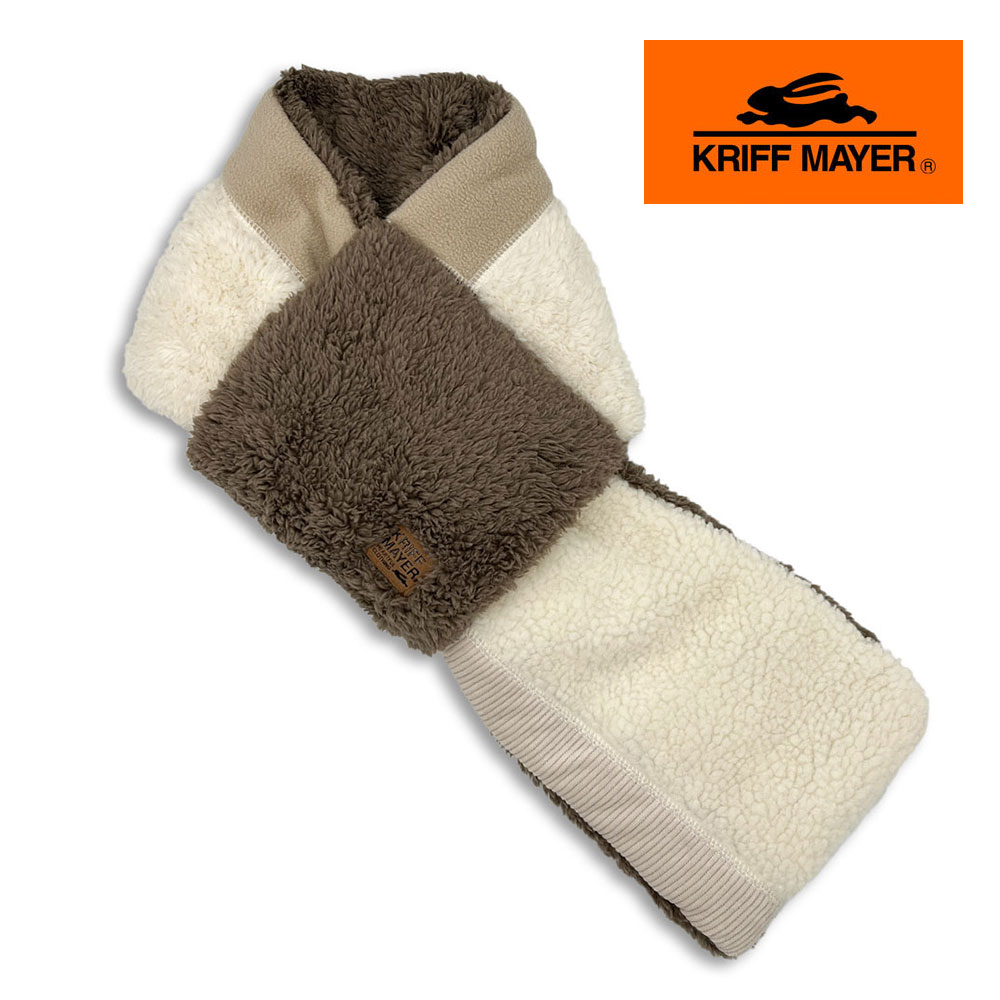 クリフメイヤー マフラー レディース メンズ 切り替え ループ 厚手 ストール ネック ウォーマー 防寒 ボア ファー コーデュロイ ウェア m1070 KRIFF MAYER | KRIFF MAYER | 01