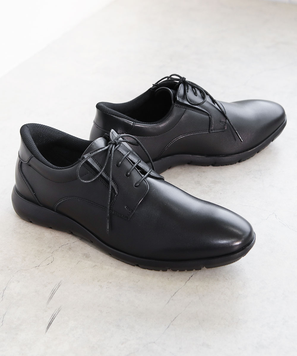 ビジネスシューズ メンズ 軽い 3e 紳士靴 革靴 プレーントゥ 外羽根