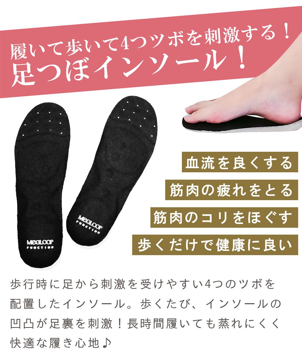 未体験 振動シューズ ダイエット スニーカー レディース 厚底 靴 疲れない スリッポン ハンズフリー 黒  Makuake MEGLOOP 爆買 | ブランド登録なし | 04