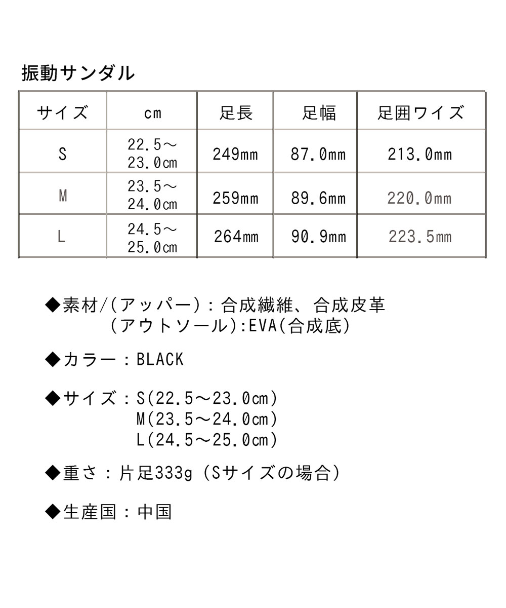 未体験 振動 サンダル ダイエット ストラップ 2way レディース 厚底 軽量 疲れにくい 黒 ブラック Makuake MEGLOOP 1002 爆買 | ブランド登録なし | 16