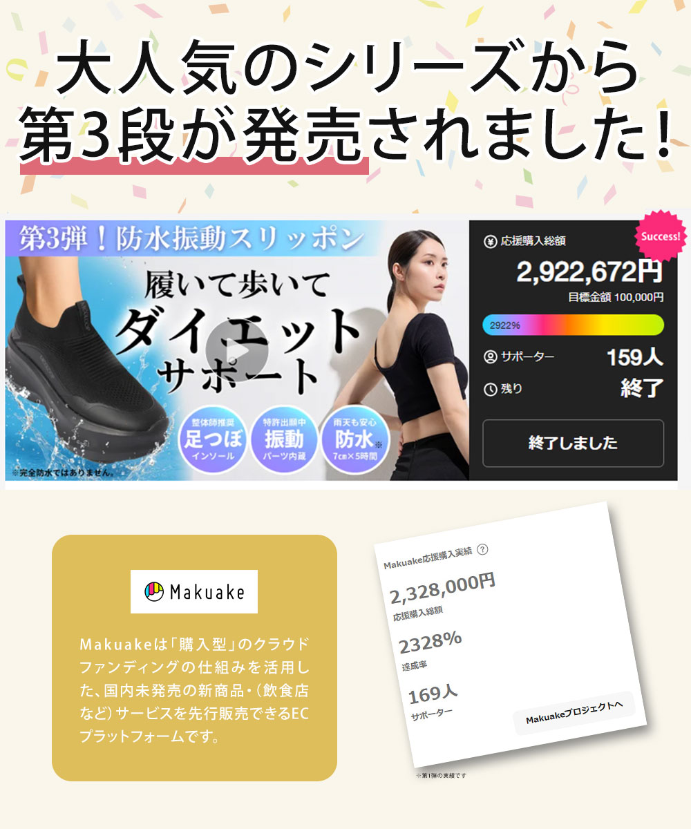 振動シューズ ダイエット スニーカー レディース 厚底 防水 靴 スリッポン ハンズフリー 黒 白 ブラック ホワイト MEGLOOP 1003 爆買 | ブランド登録なし | 03