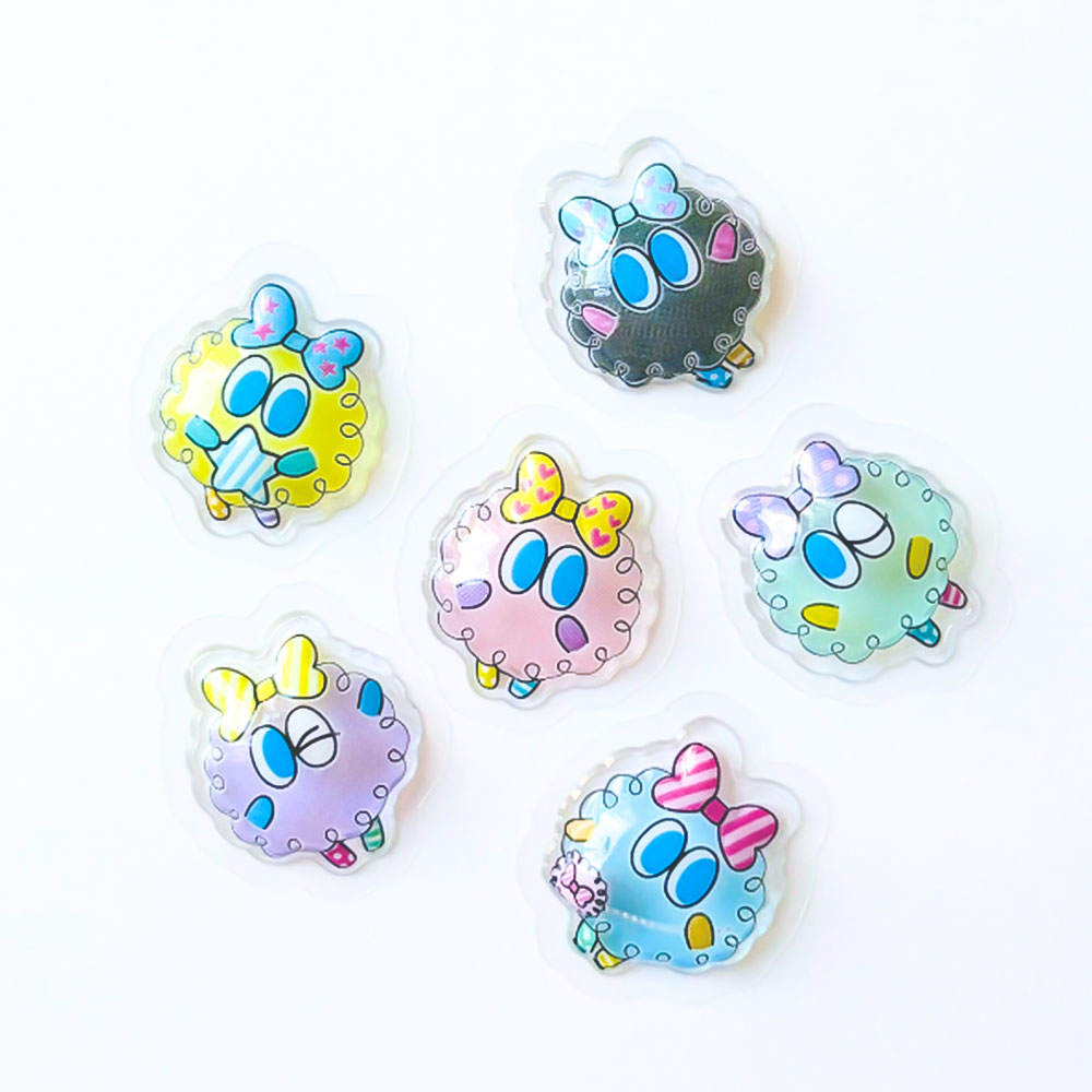 パイン・クリエイト MOJA！ ぷくdecoシール ぷっくり 立体 デコ ちゅる