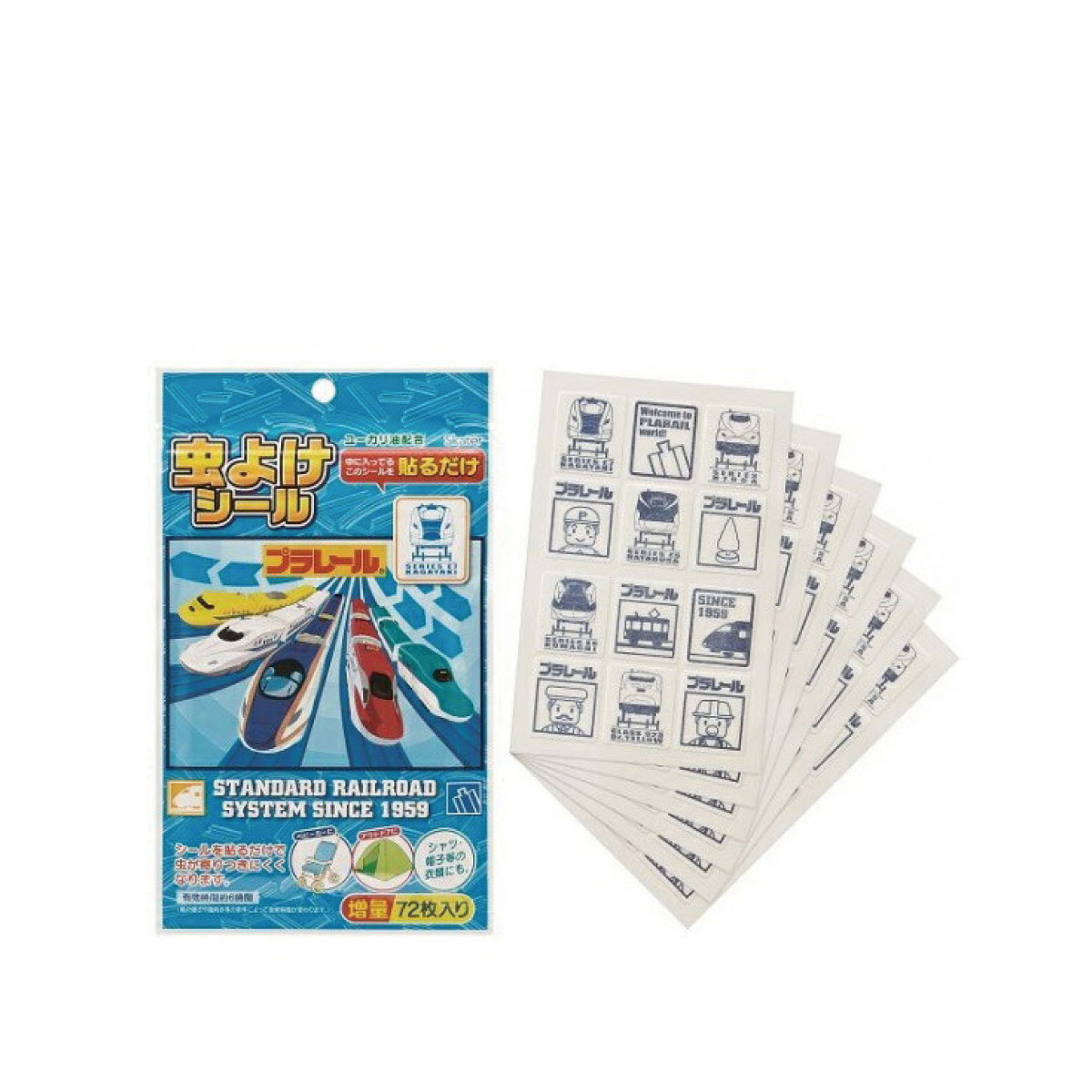 虫よけ シール 72枚入り キャラクター 子供 お出かけ アウトドア キャンプ 夏  ベビーカー 行楽 かわいい ディズニー サンリオ MYP5 | スケーター | 11