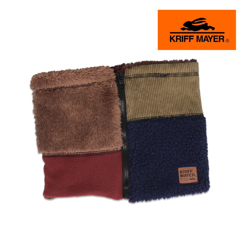 クリフメイヤー ネック ウォーマー メンズ レディース 切り替え ファスナー 秋 冬 ファッション 雑貨 防寒具 あったか グッズ 防寒 アイテム n1116 KRIFF MAYER | KRIFF MAYER | 04