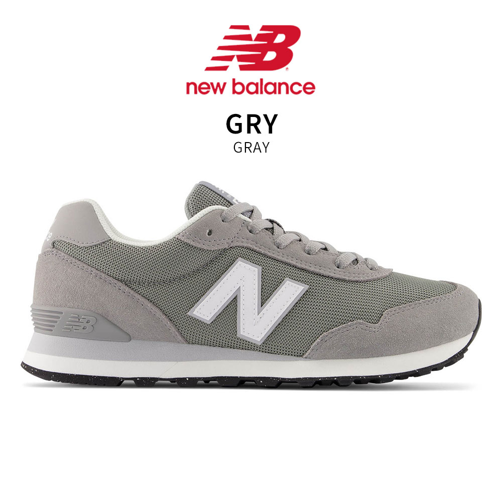 ニューバランス スニーカー メンズ ローカット スエード ランニング 靴 シューズ 黒 白 グレー ネイビー ML515 New Balance | New Balance | 09