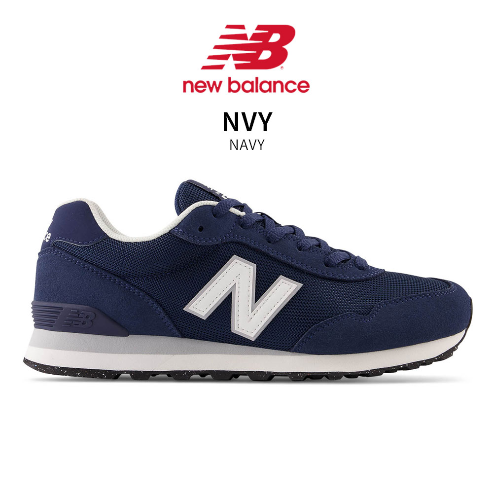 ニューバランス スニーカー メンズ ローカット スエード ランニング 靴 シューズ 黒 白 グレー ネイビー ML515 New Balance | New Balance | 12