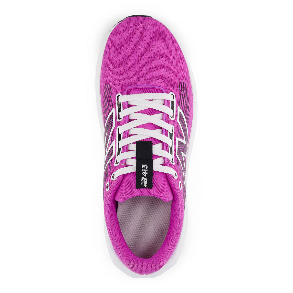 ニューバランス スニーカー レディース ローカット 靴 スポーツ ランニング ブラック パープル ホワイト W413 v3 New Balance | New Balance | 15
