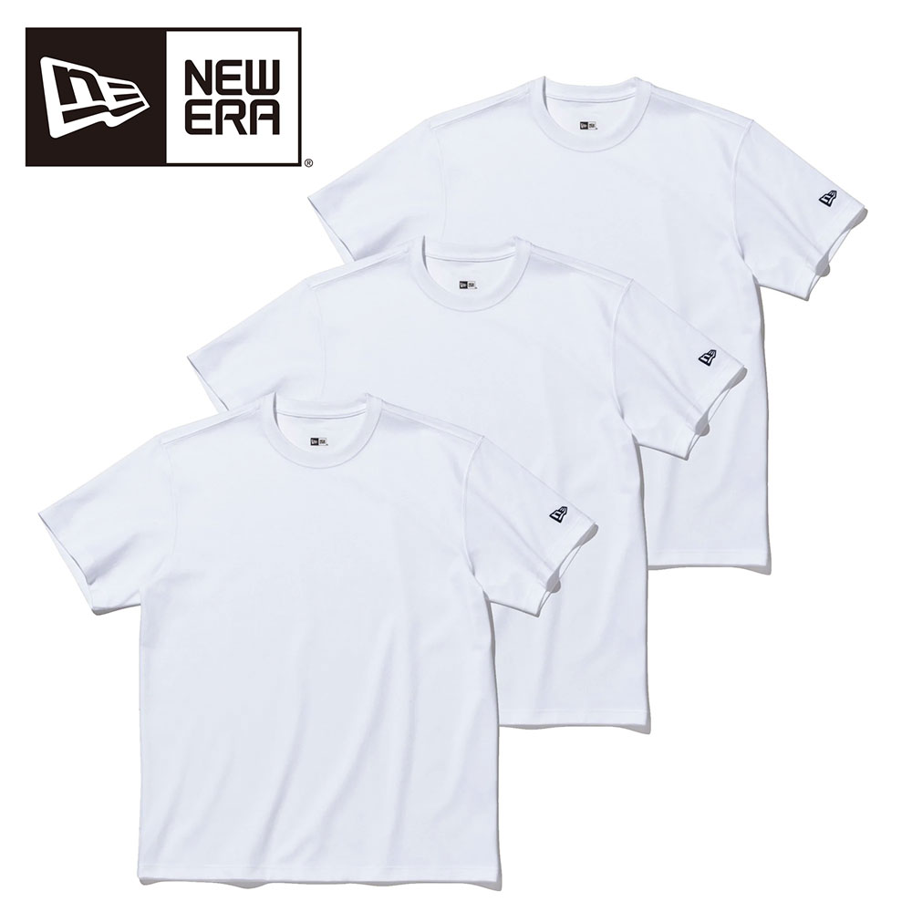 newera ニューエラ シャツ　XXL 3枚セット NEW ERA（ニューエラ） Tシャツ メンズ 半袖 3枚組 トレーニング