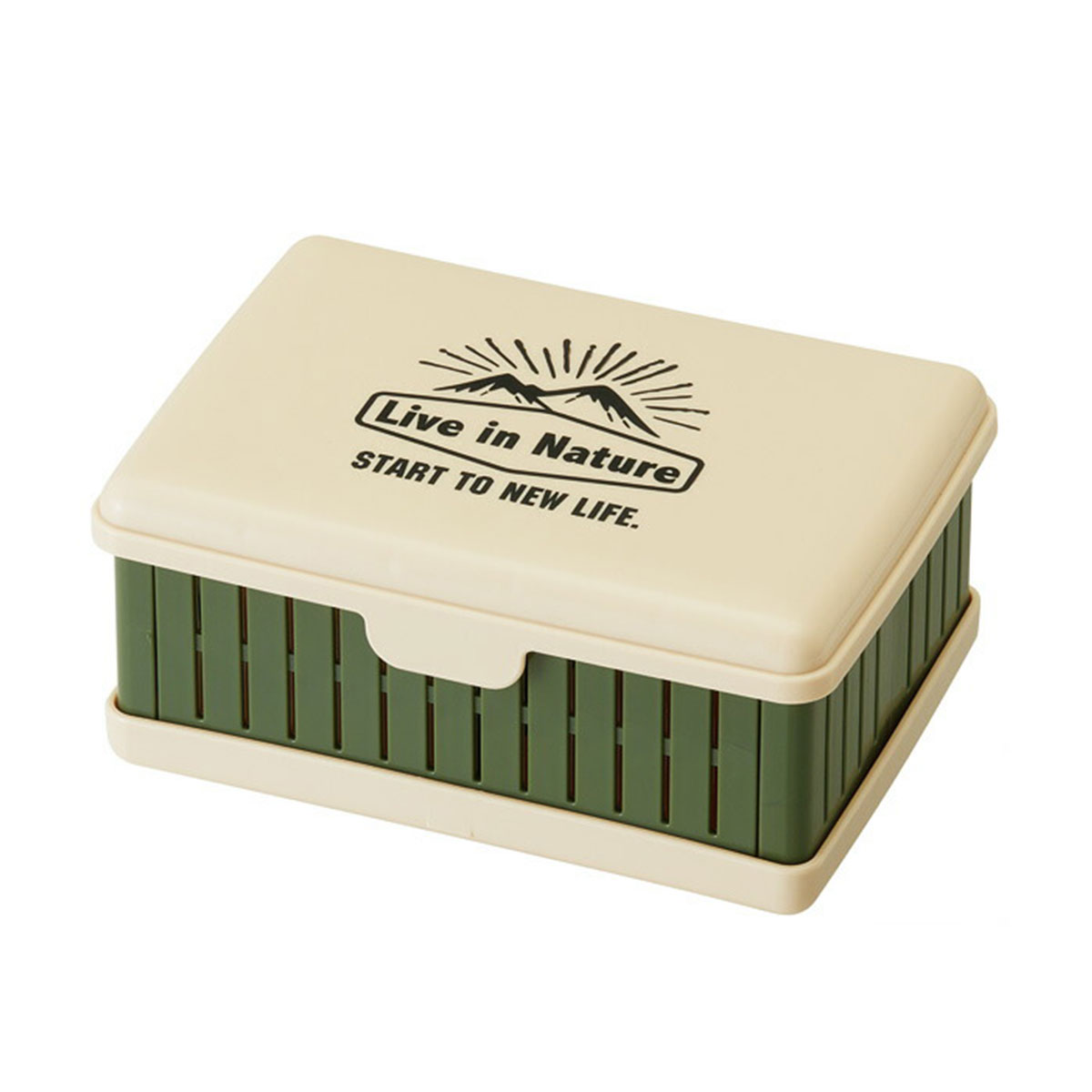サンドイッチケース 折りたたみ お出かけ ランチ 弁当 サンドウィッチ パン 容器 畳める 折り畳み 仕切り付き コンパクト ランチボックス OS1 | スケーター | 01