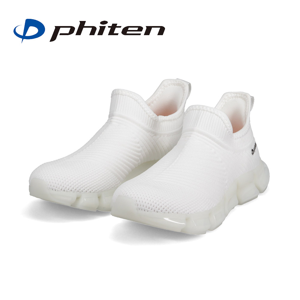 ファイテン スニーカー レディース リカバリー リラックス 靴 ウォーキングシューズ メタックス 軽量 ハンズフリー 黒 phiten PHL-004 | Phiten | 04