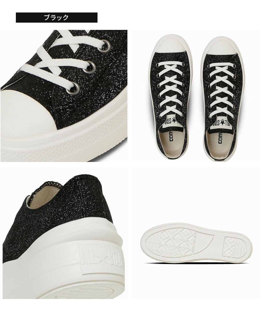 コンバース オールスター ローカット 厚底スニーカー プラットフォーム グリッター 靴 converse ALL STAR LIGHT PLTS 2 GT OX | CONVERSE | 05