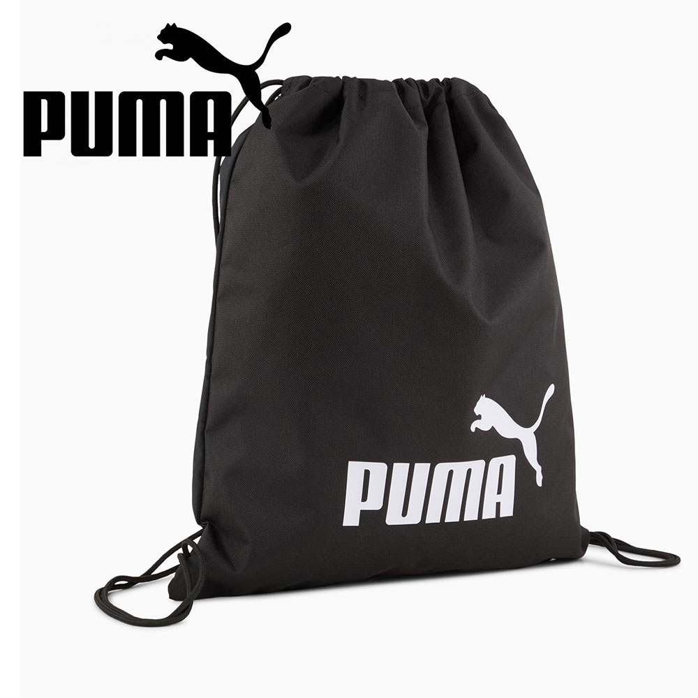 プーマ ナップサック リュック バックパック 手提げ ジムバッグ サブ ロゴ ブランド ブラック 黒 PUMA PHASE ジム サック 091163 | PUMA | 01