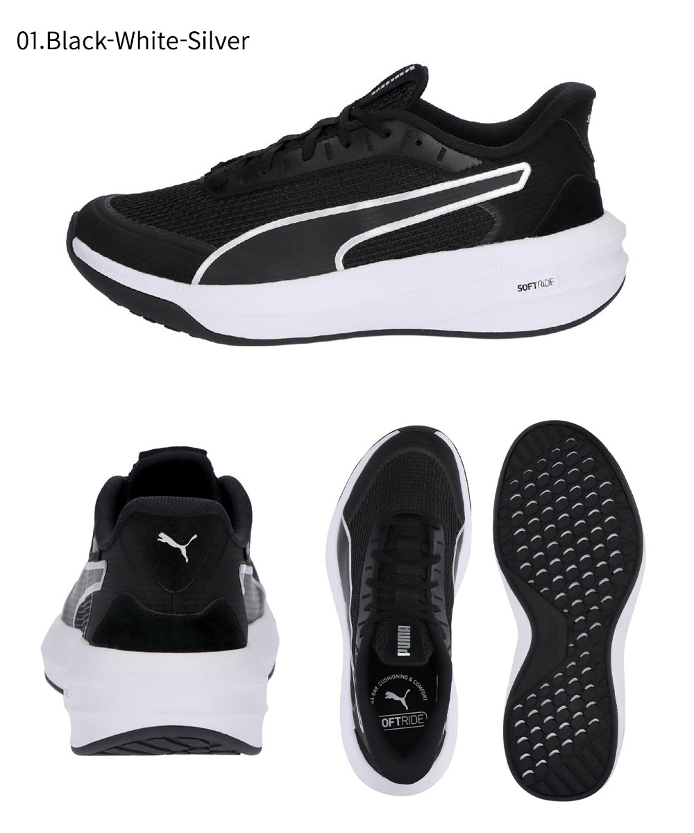 PUMA ブラック ランニングシューズ レディース PUMA（プーマ） ランニング シューズ レディース ウォーキング