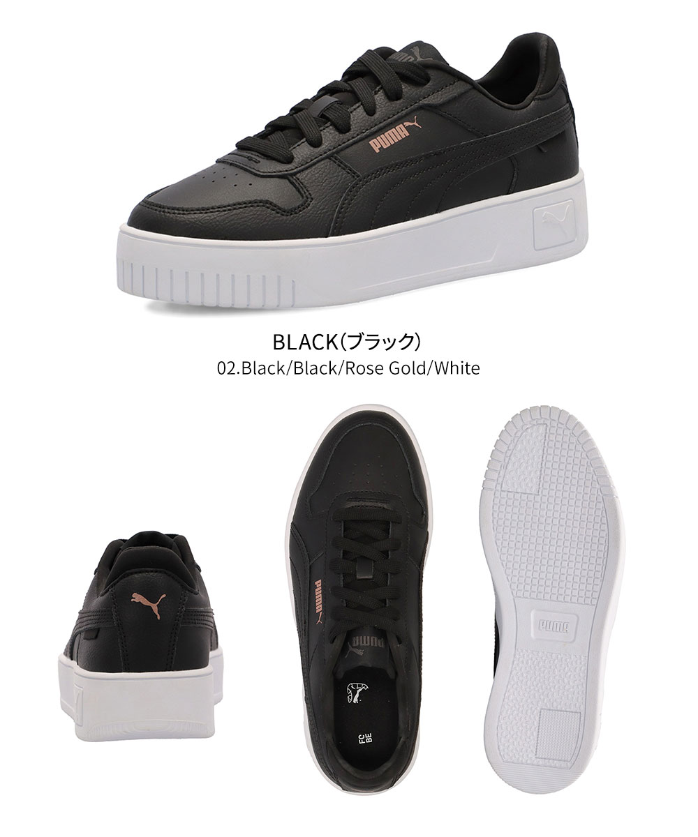 プーマ スニーカー レディース 厚底 キャリーナ ストリート ローカット コートスニーカー ロゴ PUMA Carina Street 389390 | PUMA | 10