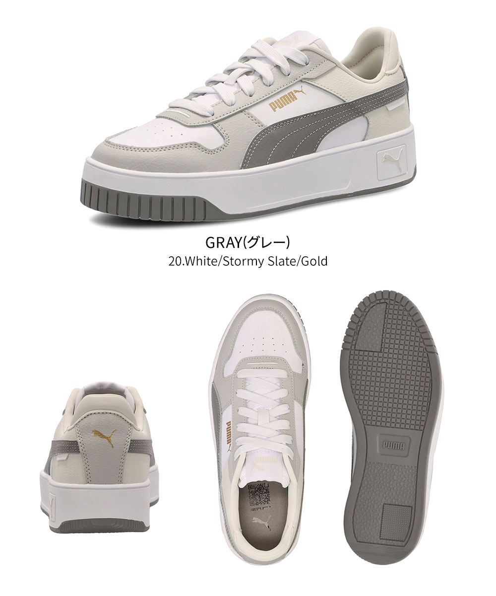 プーマ スニーカー レディース 厚底 キャリーナ ストリート ローカット コートスニーカー ロゴ PUMA Carina Street 389390 | PUMA | 11
