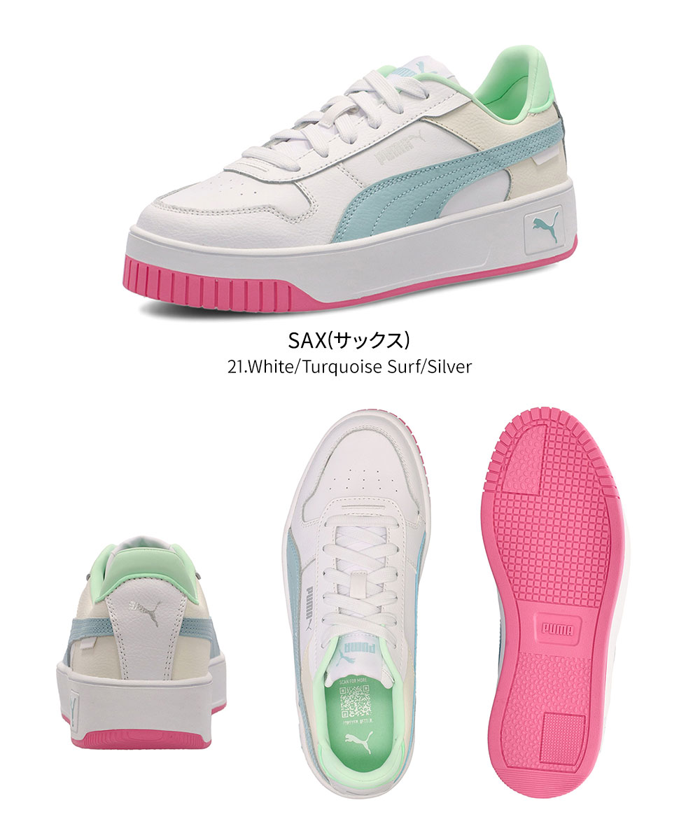 プーマ スニーカー レディース 厚底 キャリーナ ストリート ローカット コートスニーカー ロゴ PUMA Carina Street 389390 | PUMA | 12