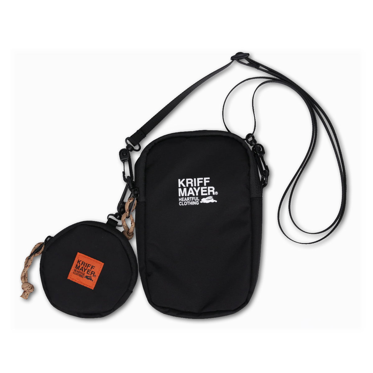 クリフメイヤー ショルダーバッグ レディース メンズ  ポーチ付きスマホショルダー 黒 ダークブラウン ネイビー KRIFF MAYER r1895 爆買 | KRIFF MAYER | 03
