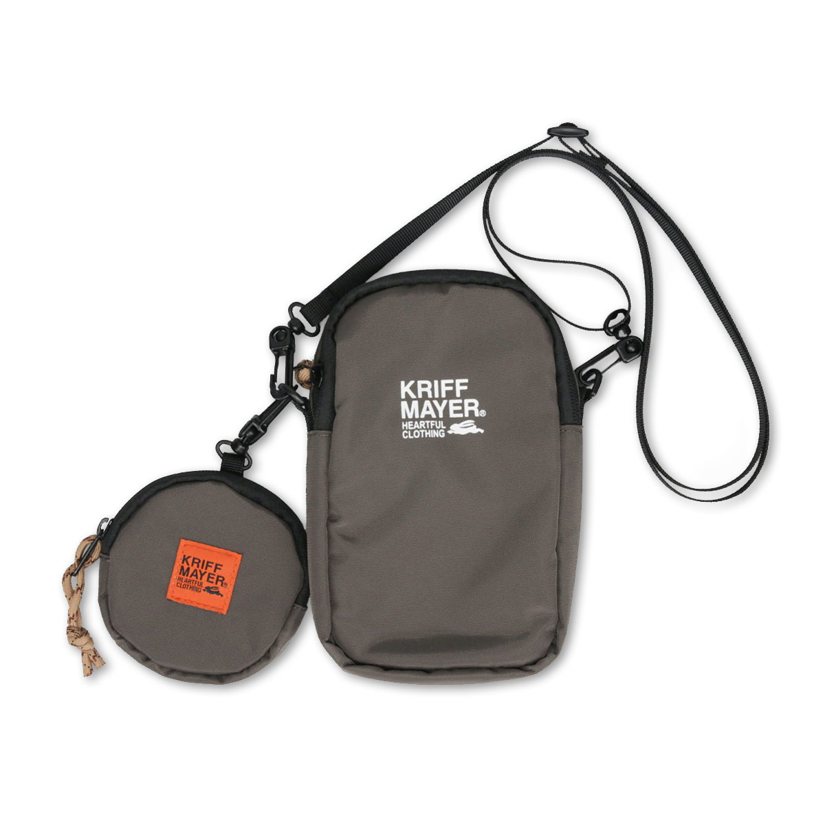 クリフメイヤー ショルダーバッグ レディース メンズ  ポーチ付きスマホショルダー 黒 ダークブラウン ネイビー KRIFF MAYER r1895 爆買 | KRIFF MAYER | 01