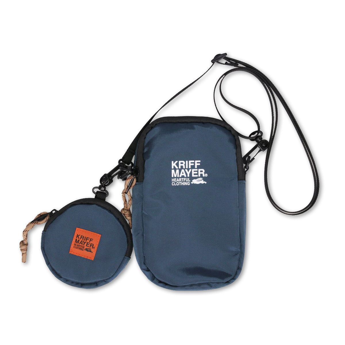 クリフメイヤー ショルダーバッグ レディース メンズ  ポーチ付きスマホショルダー 黒 ダークブラウン ネイビー KRIFF MAYER r1895 爆買 | KRIFF MAYER | 02