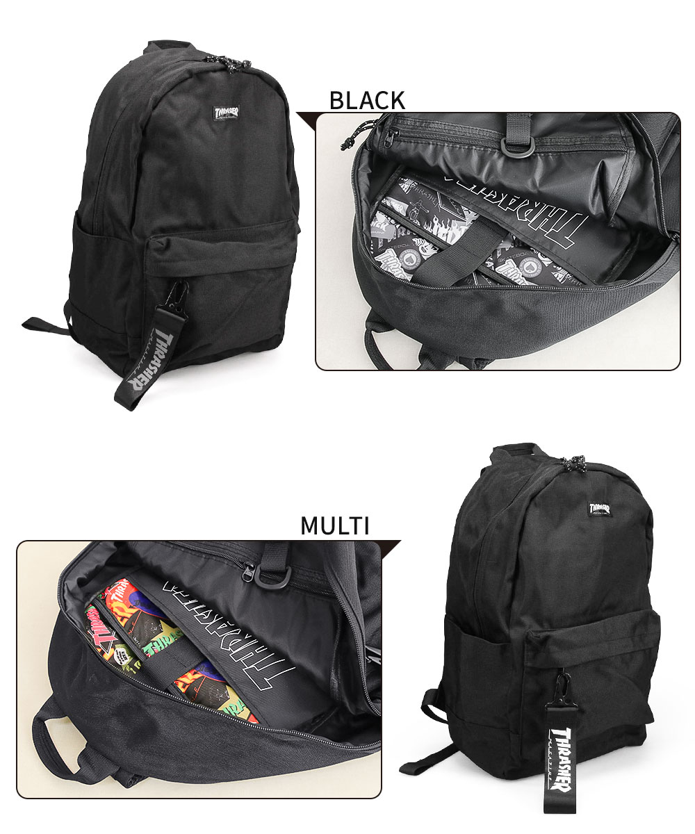 デイパック 27l バックパック リュック サイズ ブランド ロゴ プリント かばん 鞄 機内持ち込み 夏 スラッシャー THRASHER r1929 爆買 | THRASHER | 08