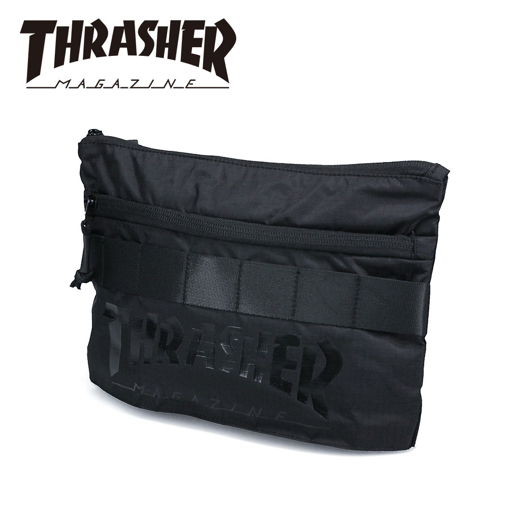 スラッシャー サコッシュ メンズ レディース ショルダーバッグ ブランド ロゴ 鞄 黒 ブラック 迷彩 カモフラージュ THRASHER R2187 爆買 | THRASHER | 03