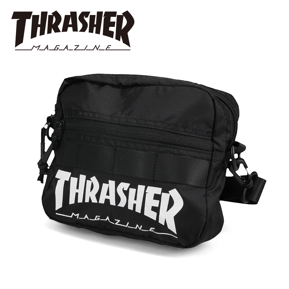 スラッシャー ショルダーバッグ メンズ レディース ミニショルダー 小さめ アウトドア 鞄 黒 ブラック カモフラージュ THRASHER R2188 爆買 | THRASHER | 01