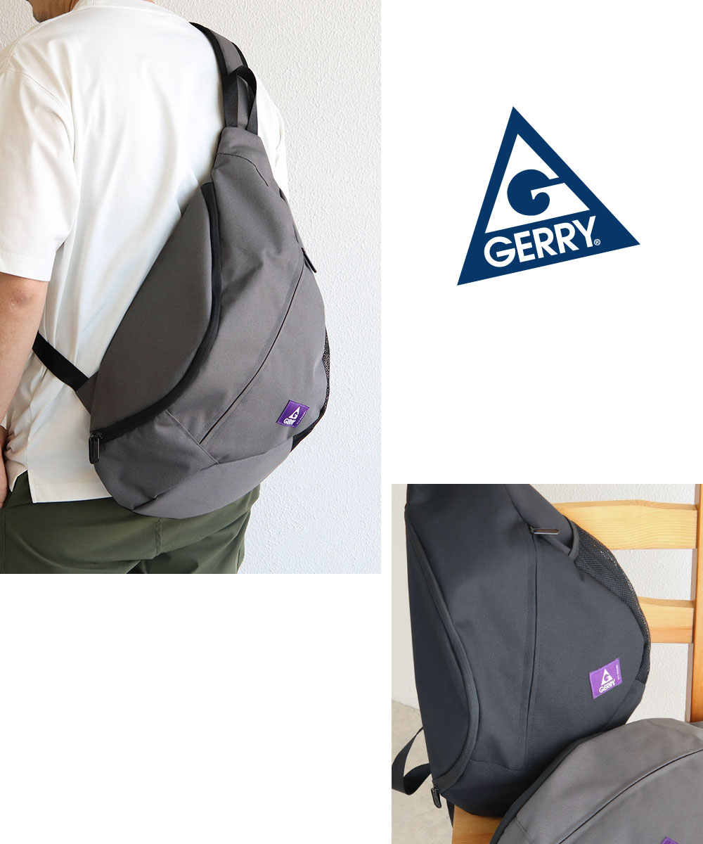 GERRY（ジェリー） スリングバッグ メンズ レディース ボディバッグ 撥
