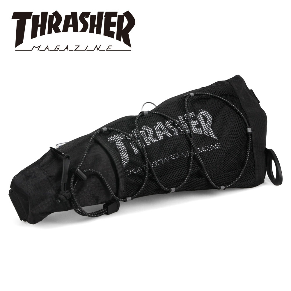 スラッシャー ウエストバッグ メンズ レディース ボディバッグ ストラップ アウトドア 鞄 黒 ブラック THRASHER R2340 爆買 | THRASHER | 01