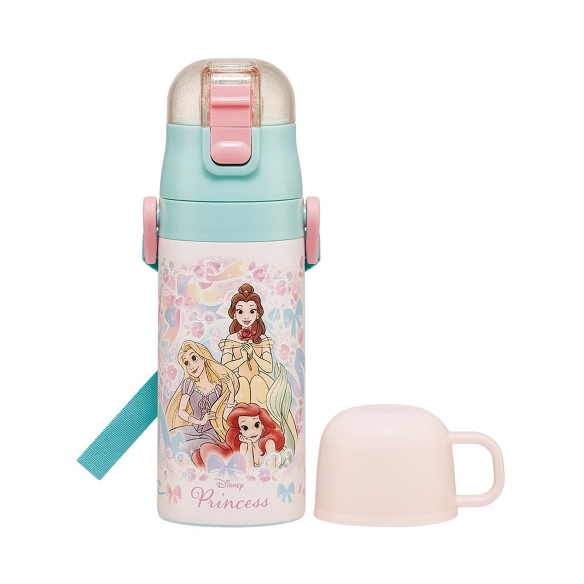 水筒 キッズ 2WAY 400ml 350ml ステンレスボトル 保冷 保温 ストロー飲み コップ ストラップ付 子供 保育園 幼稚園 SKCP3 | スケーター | 02