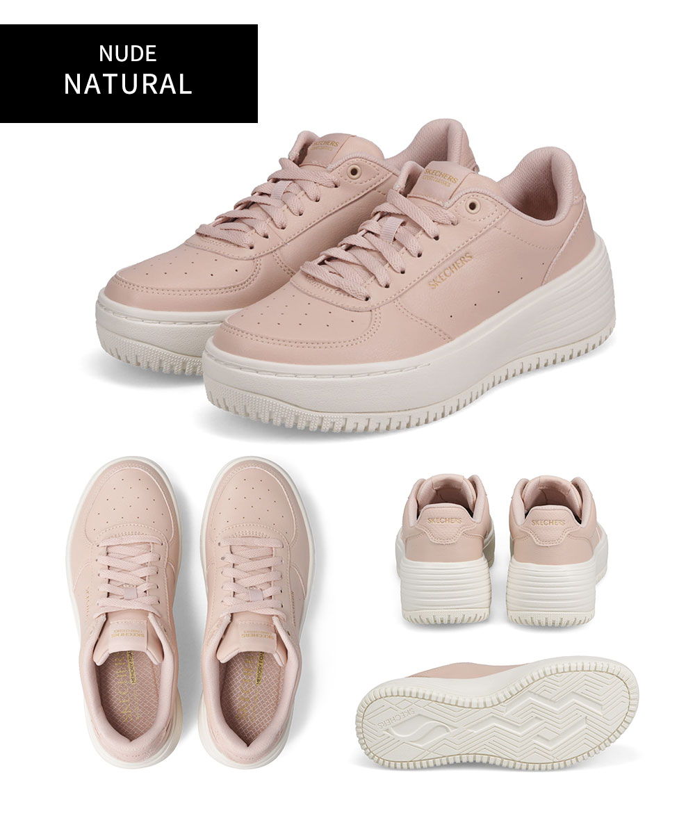 スケッチャーズ 靴 スニーカー レディース 厚底 白 ホワイト ベージュ ピンク GRAND 92-BE LIFTED 185110 skechers | SKECHERS | 04