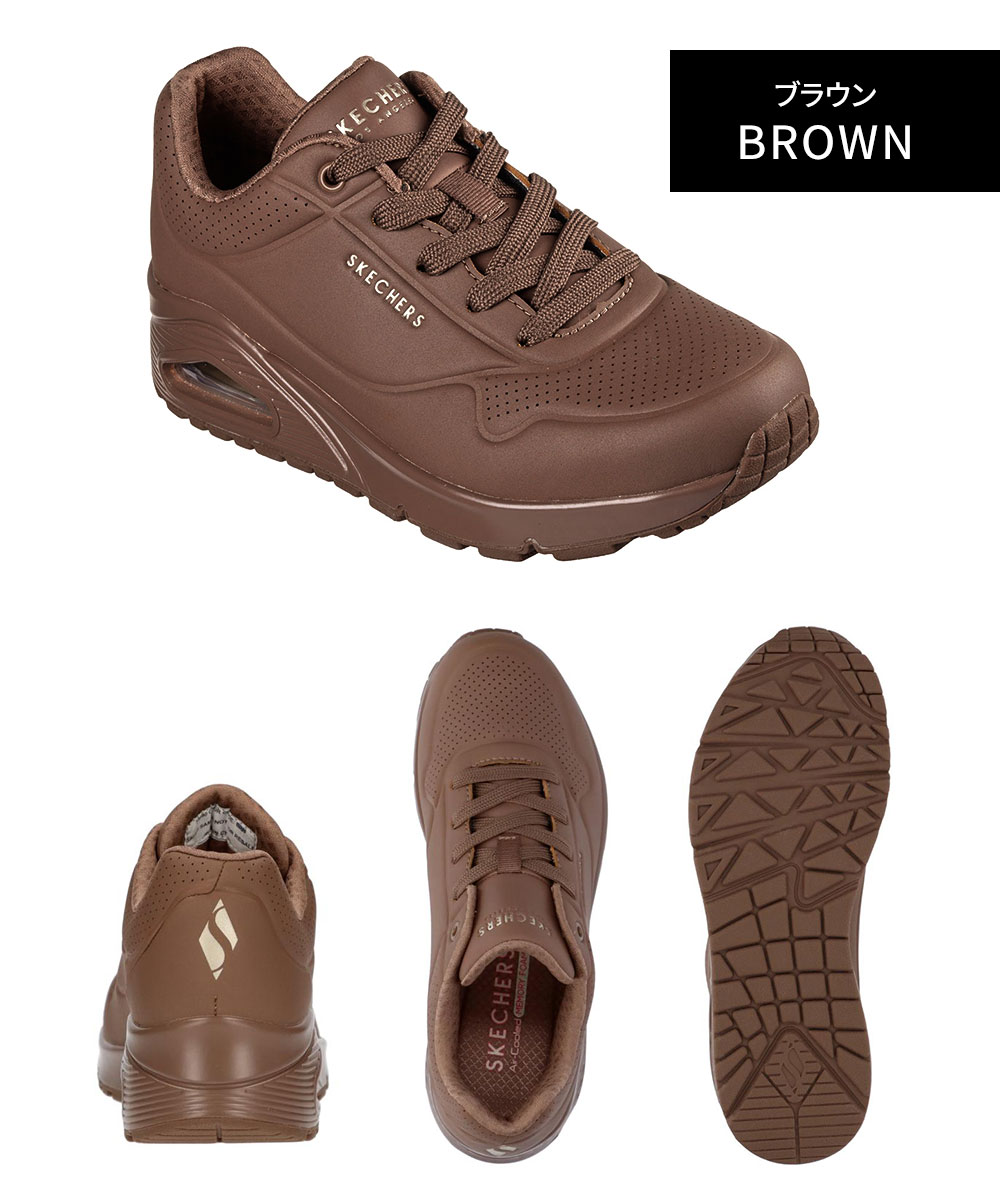 スケッチャーズ スニーカー 厚底 ウノ スタンド オン エア エアーソール SKECHERS UNO-STAND ON AIR 73690 | SKECHERS | 07