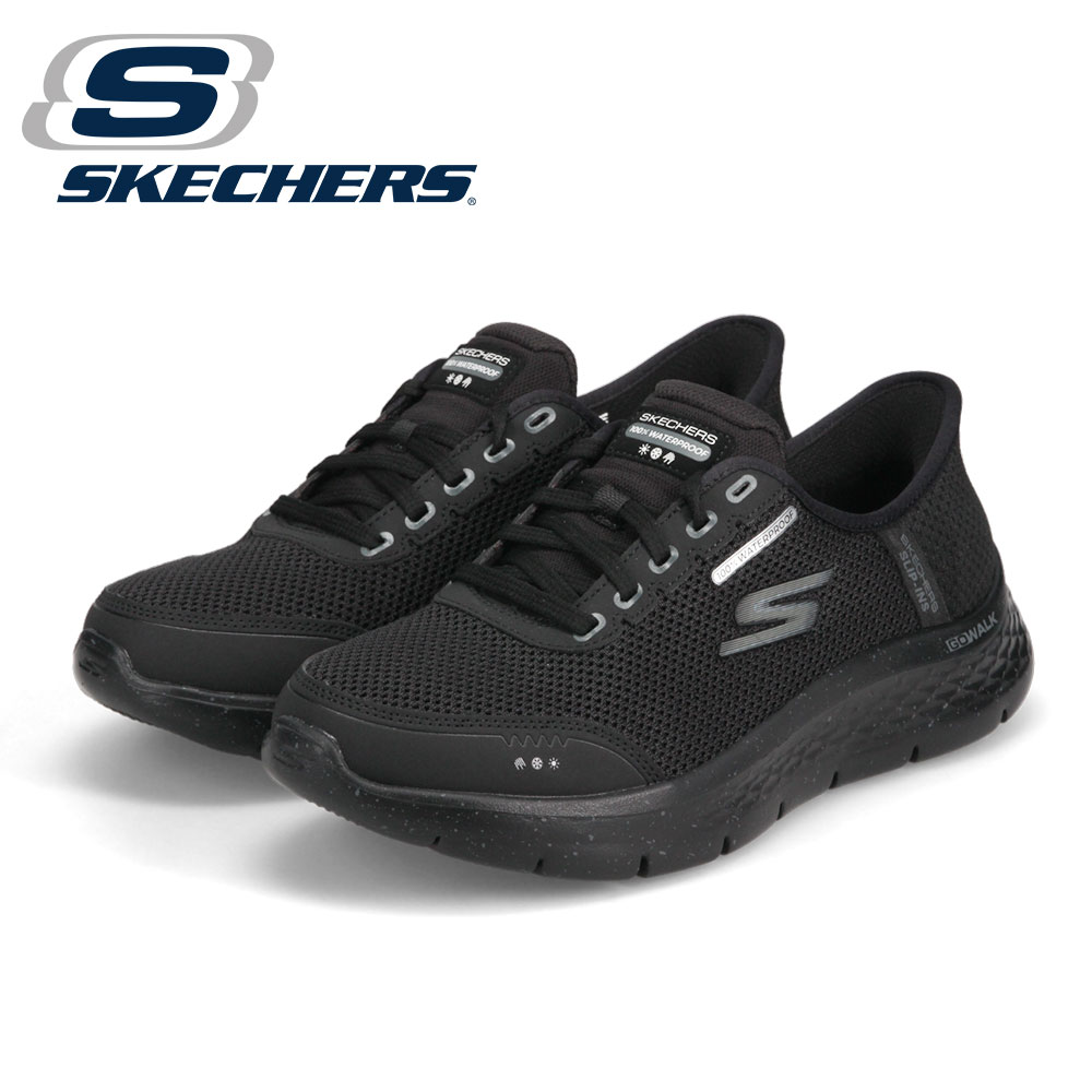 スケッチャーズ レディース スニーカー スリップインズ スリッポン ハンズフリー 幅広 GOWALK FLEX-CLEAR CREEK 124846W | SKECHERS | 01