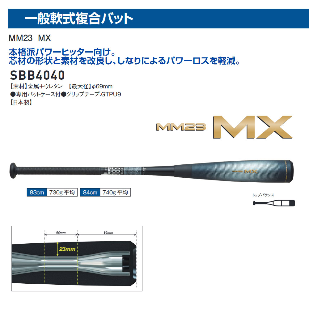 mm23 ssk 少年（軟式バット）｜バット｜野球 | スポーツ のおすすめ