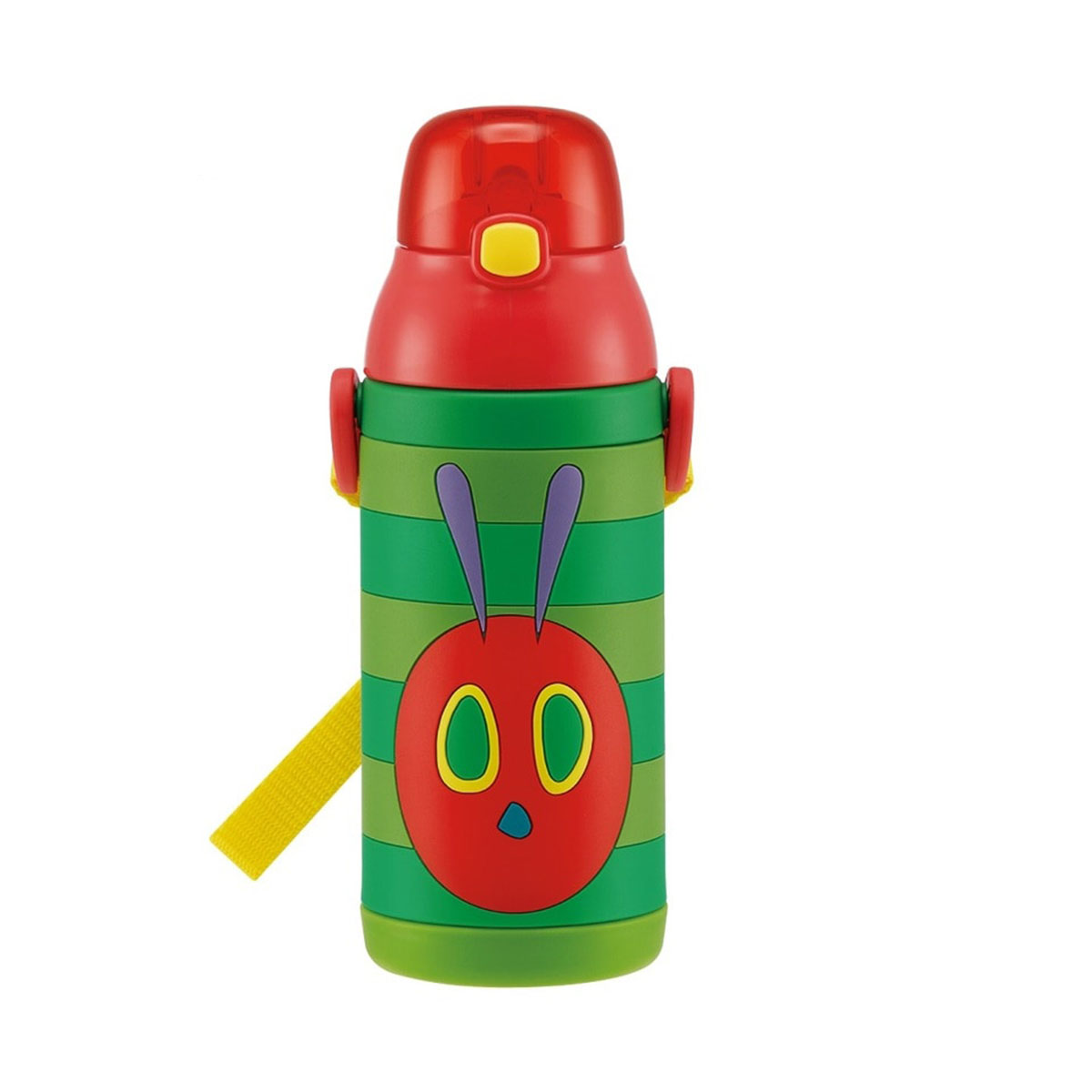 水筒 キッズ 380ml 保冷 ストロー ワンタッチ ステンレスボトル ベルト付き 子供 男の子 女の子 保育園 幼稚園 キャラクター  SSPV4 | スケーター | 04