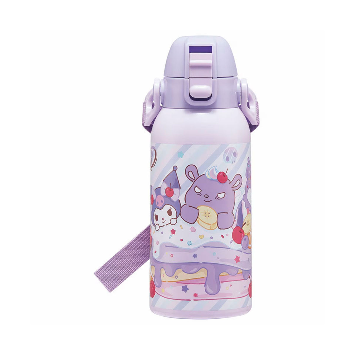 水筒 キッズ 600ml 保冷専用 直飲み ステンレスボトル ワンタッチ ベルト付き 子供 男の子 女の子 保育園 幼稚園 キャラクター TCH6 爆買 | スケーター | 02